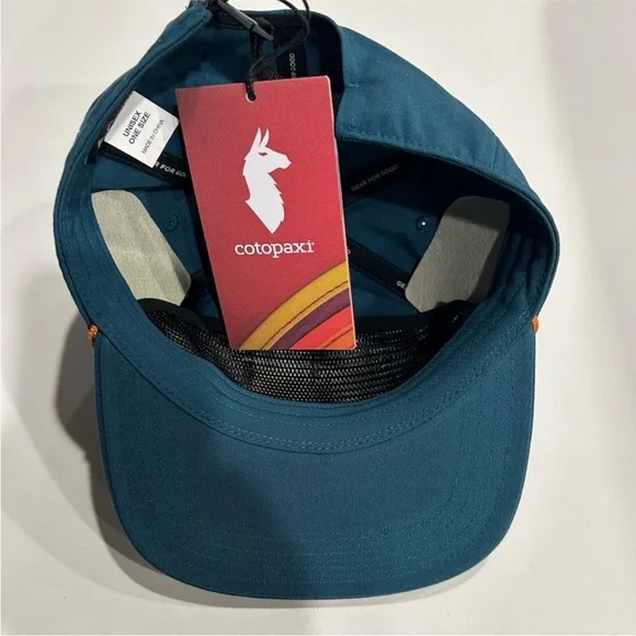Cotopaxi Steps to the Sun Heritage Rope Hat Blue Abyss Cap NWT Adjustable Strap - Picture 2 of 7